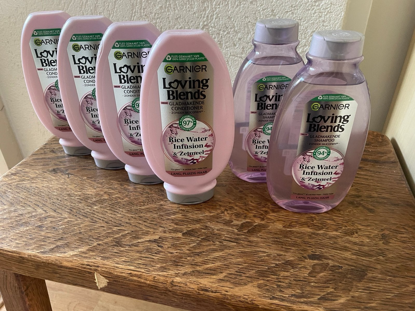 Garnier- loving blends roze/ paars shampoo en conditioner, Ophalen of Verzenden, Nieuw, Shampoo of Conditioner