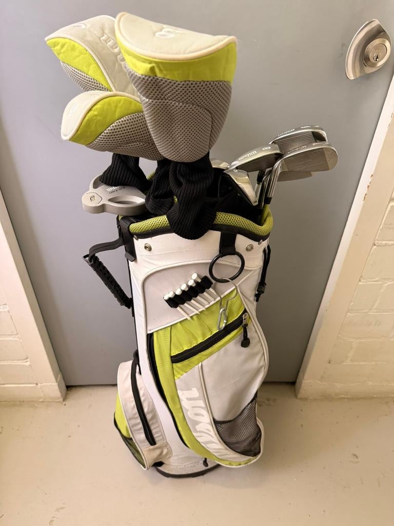 Complete Wilson Golfset Dames met Tas, Sport en Fitness, Golf, Ophalen, Gebruikt, Set, Overige merken