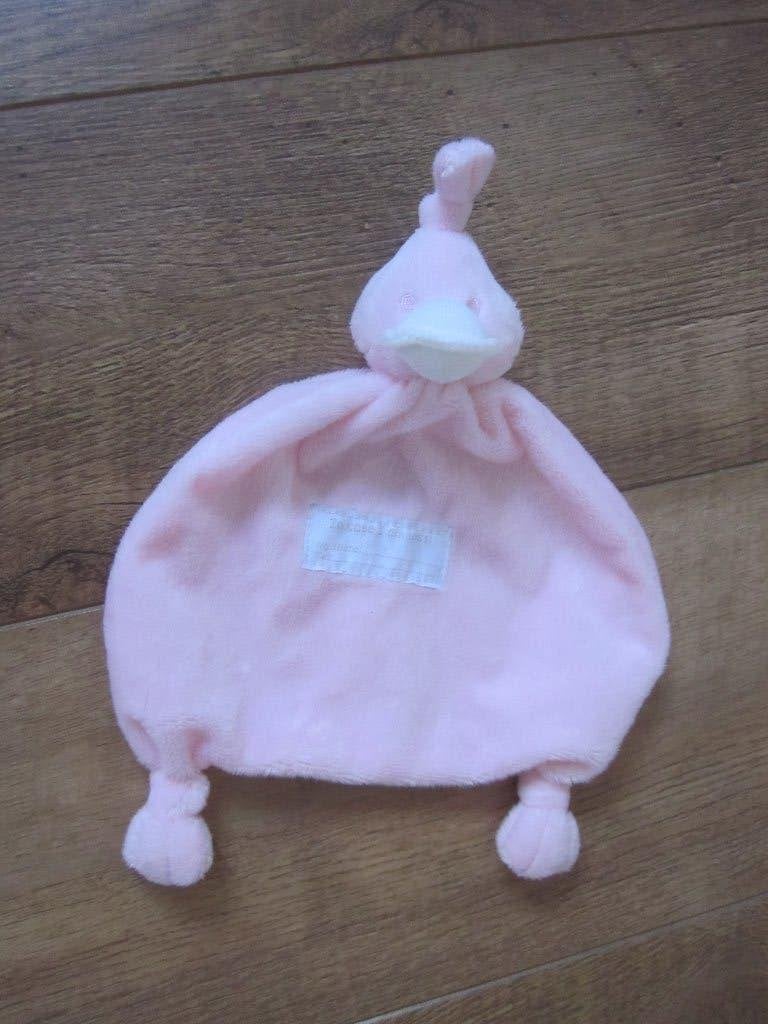 BAMBAM babies roze zacht pluche knuffeldoek met eend, Kinderen en Baby's, Speelgoed | Knuffels en Pluche, Overige merken, Overige karakters