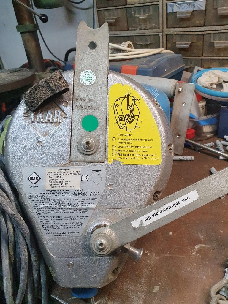 IKAR valstopper, Ophalen, Gebruikt