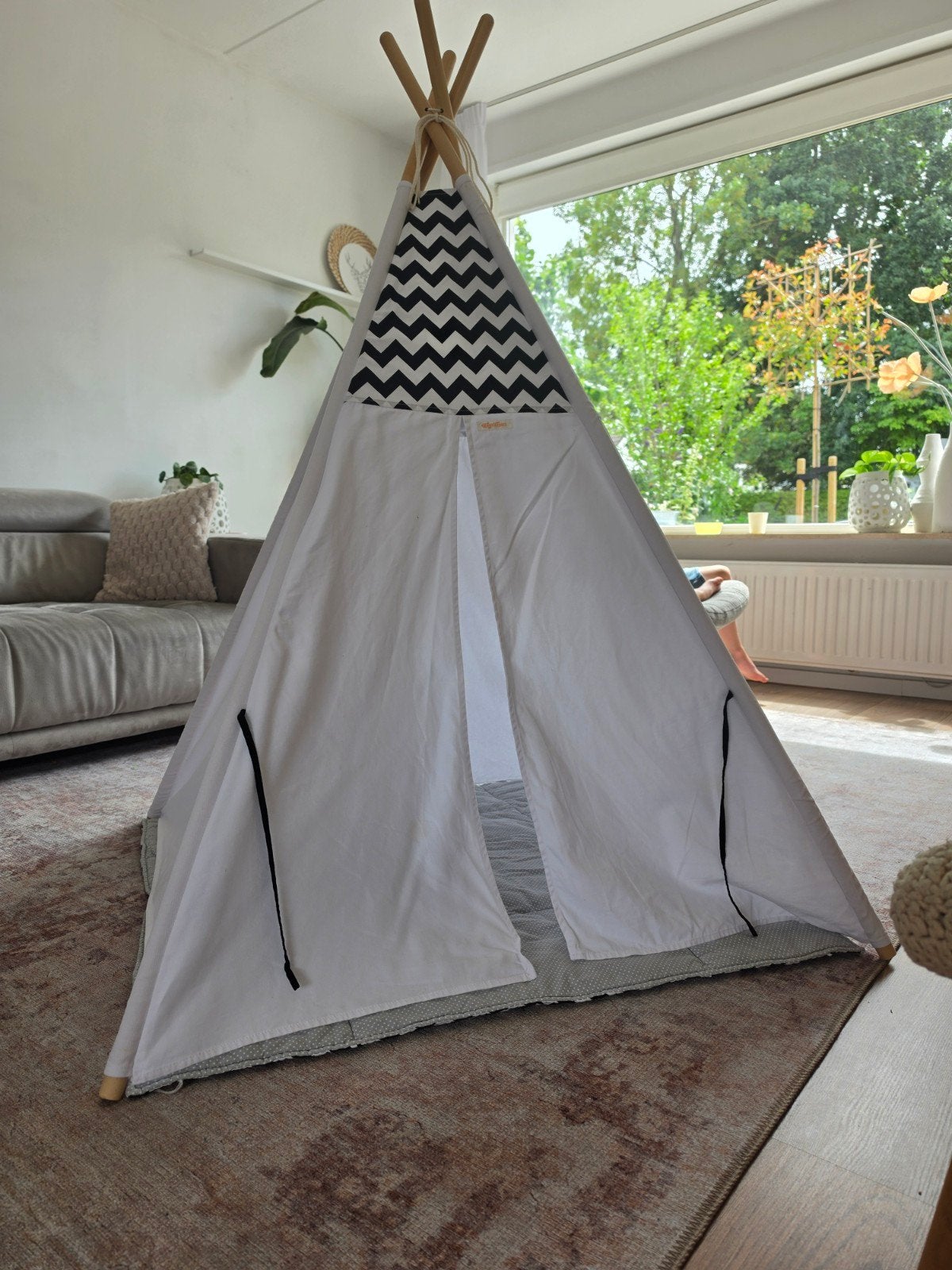 Tipi tent voor kinderen met matras, Ophalen of Verzenden, Zo goed als nieuw, Overige materialen