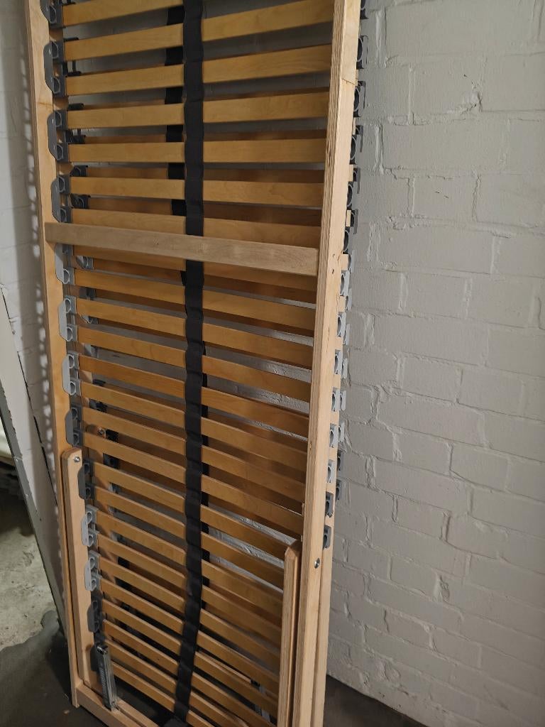 Lattenbodem, Huis en Inrichting, Slaapkamer | Bedden, Ophalen, Verstelbaar, 90 cm, Eenpersoons