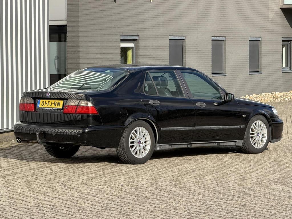 Saab 9-5 3.0t SE Griffin met werk geen apk, Auto's, Saab, Verwarming stoelen achter, Zwart, Bedrijf, Sedan
