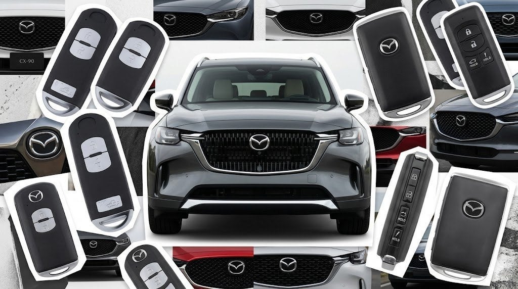 Mazda extra autosleutel nodig of vervanging sleutelbehuizing, Ophalen
