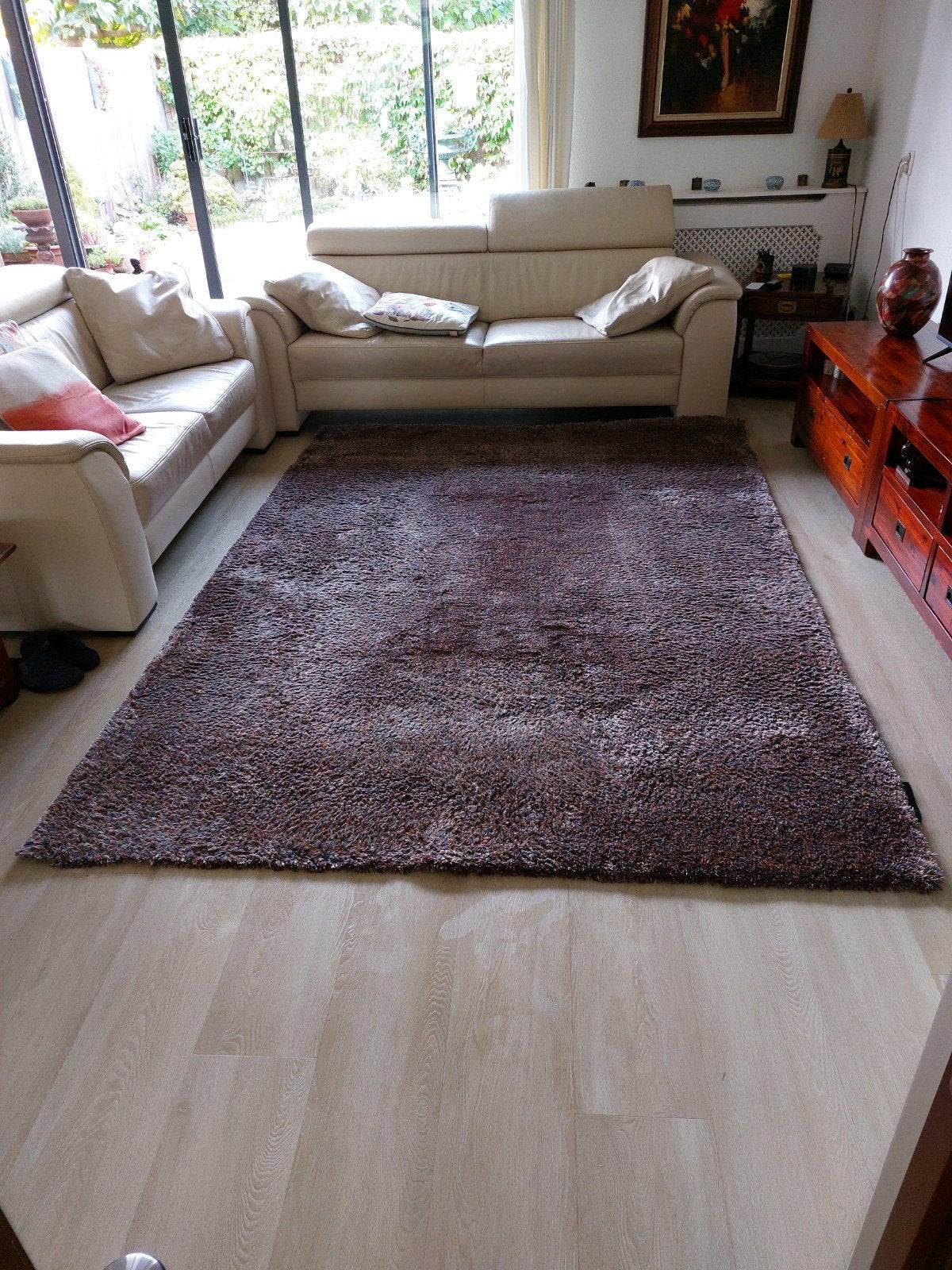 MART VISSER VLOERKLEED 200 BIJ 290, Huis en Inrichting, Ophalen, Gebruikt, Bruin, 200 cm of meer