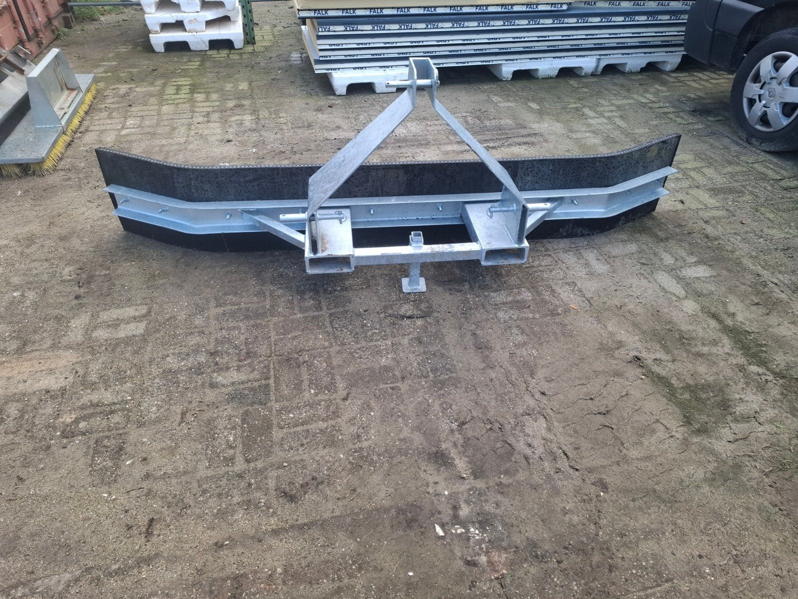 Rubberschuif voor tractor - Nieuwstaat, Ophalen, Akkerbouw, Grondbewerking