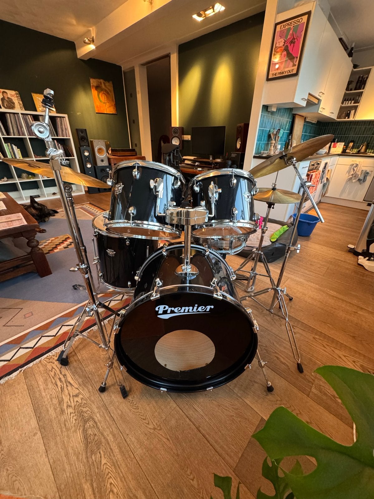 Premier drumstel (met extras) 12/13/16/22 & SBR Cymbal Set, Muziek en Instrumenten, Ophalen, Gebruikt, Premier
