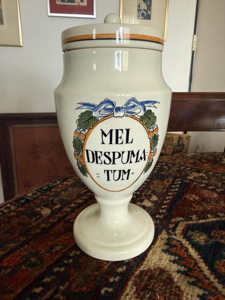 Apothekerspot Mel Despumatum, Antiek en Kunst, Ophalen of Verzenden
