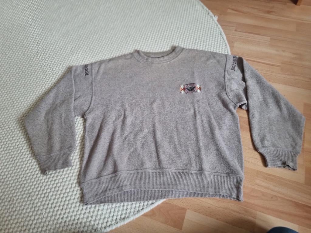 Hugo Boss Golf  trui, maat xxl vintage boxy, Maat 52/54 (L), Hugo Boss AG, Beige, Ophalen of Verzenden