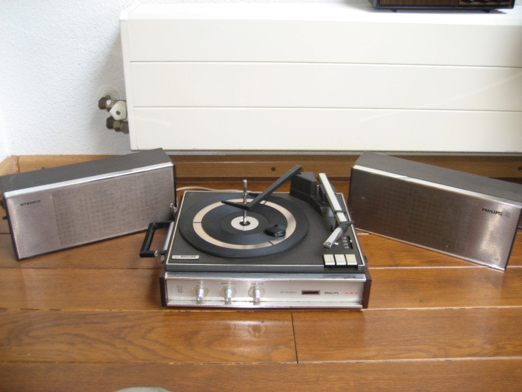 koffer pick up 1969 philips met wisselaar, Ophalen of Verzenden, Gebruikt, Philips