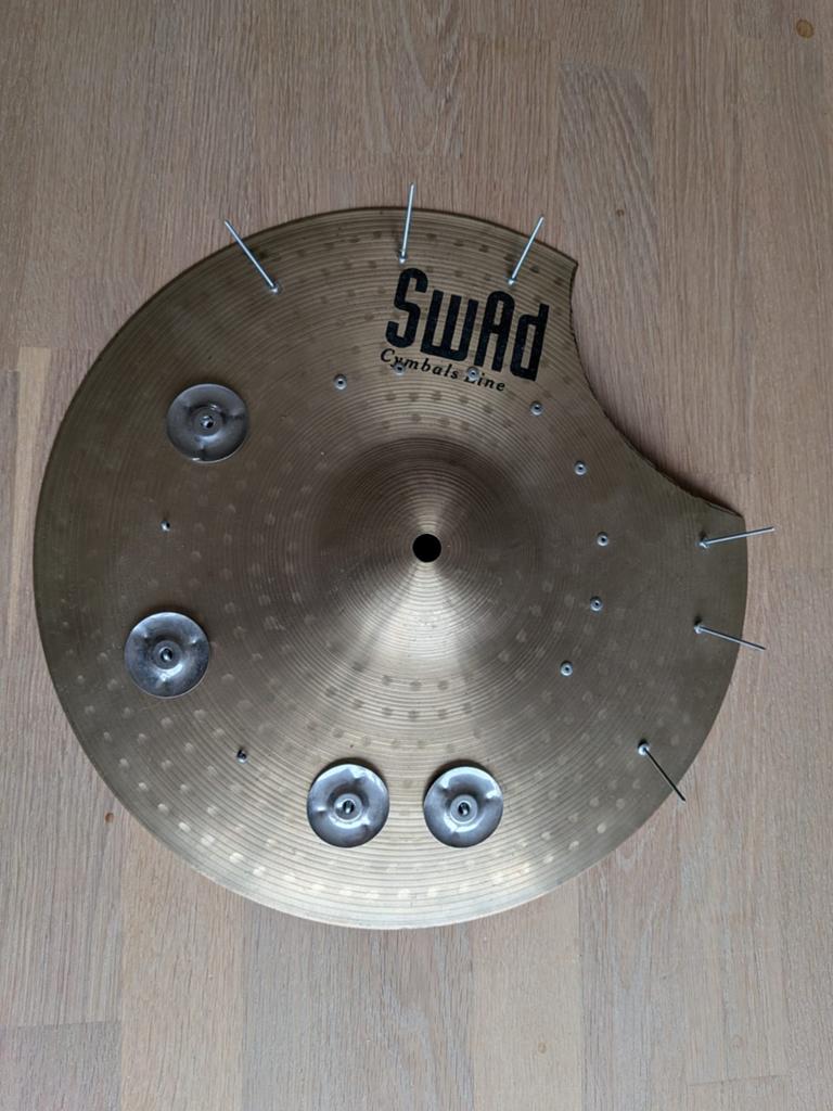 Swad 14 inch crash bekken - Uniek geluid, Ophalen, Gebruikt, Overige merken