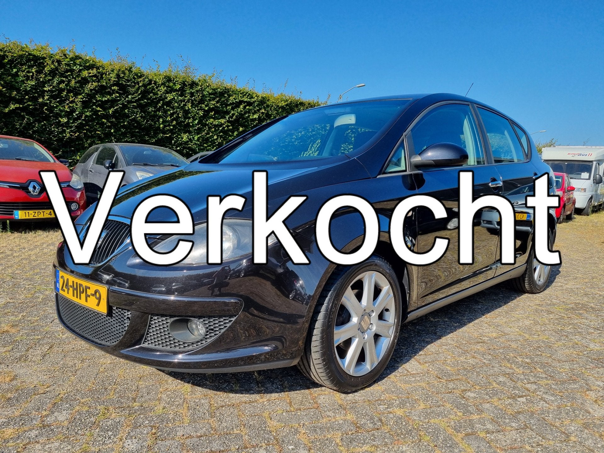 SEAT Toledo 1.6 Stylance AIRCO NIEUWE APK ! (bj 2009), Stof, Gebruikt, 4 cilinders, Zwart
