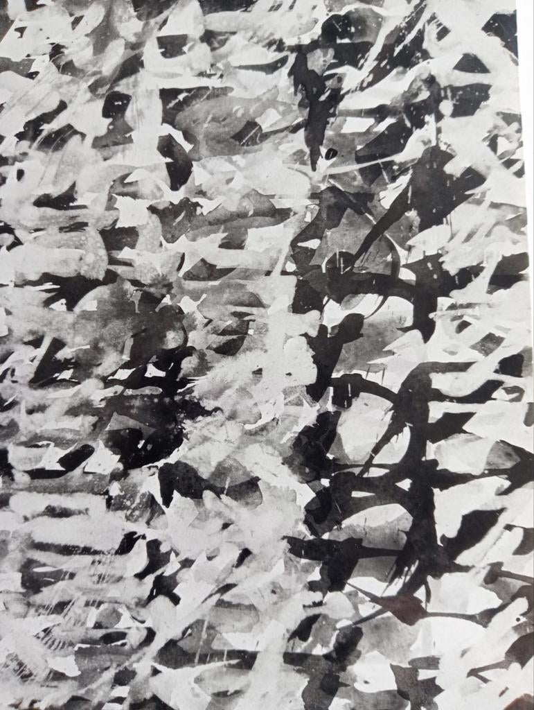 Raymonde Godin persfoto 1979 Abstract Zero Nul stijl, Antiek en Kunst, Ophalen of Verzenden