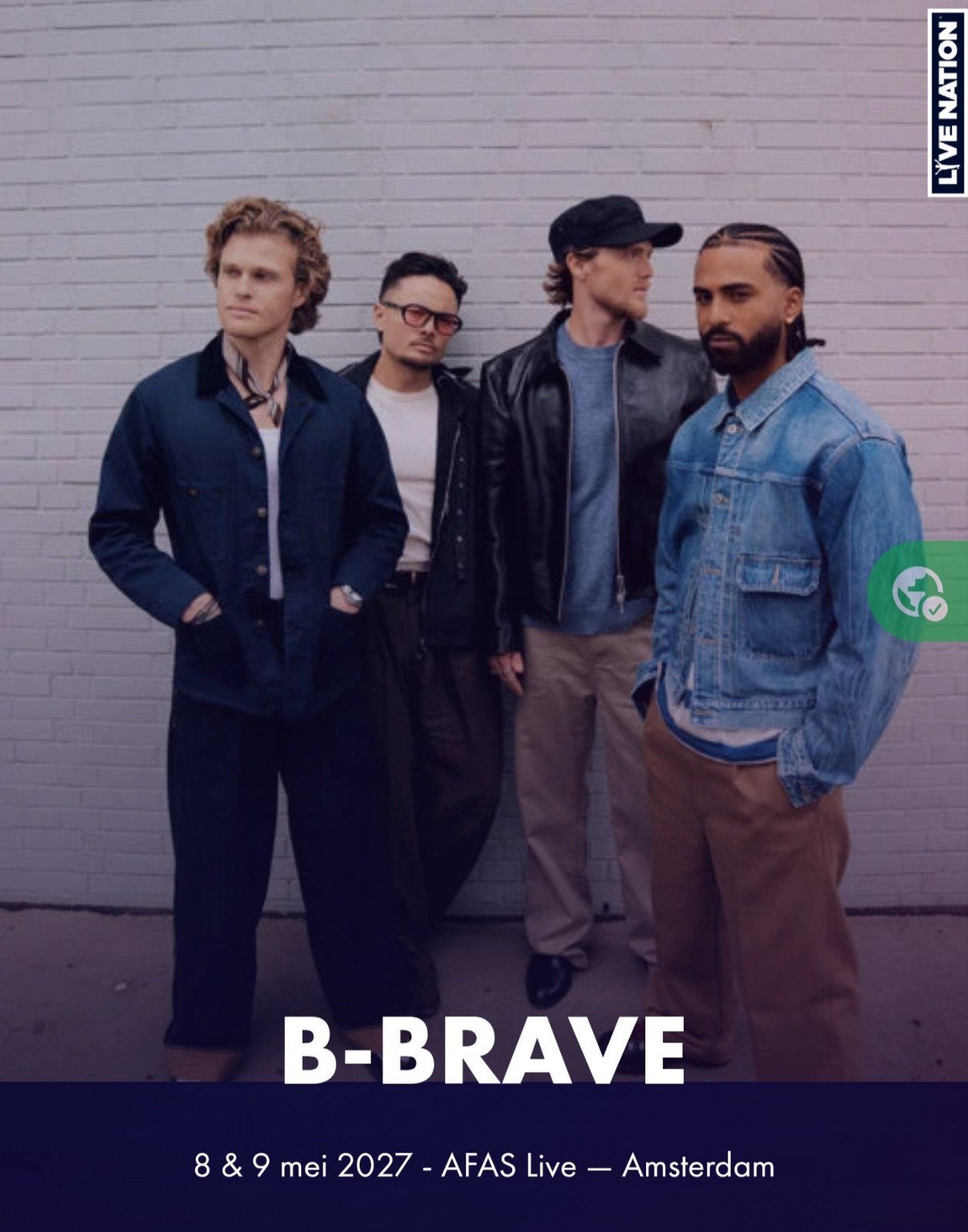 B-BRAVE AFAS LIVE ZITPLAATSEN 9 MEI 2027 21.00, Twee personen