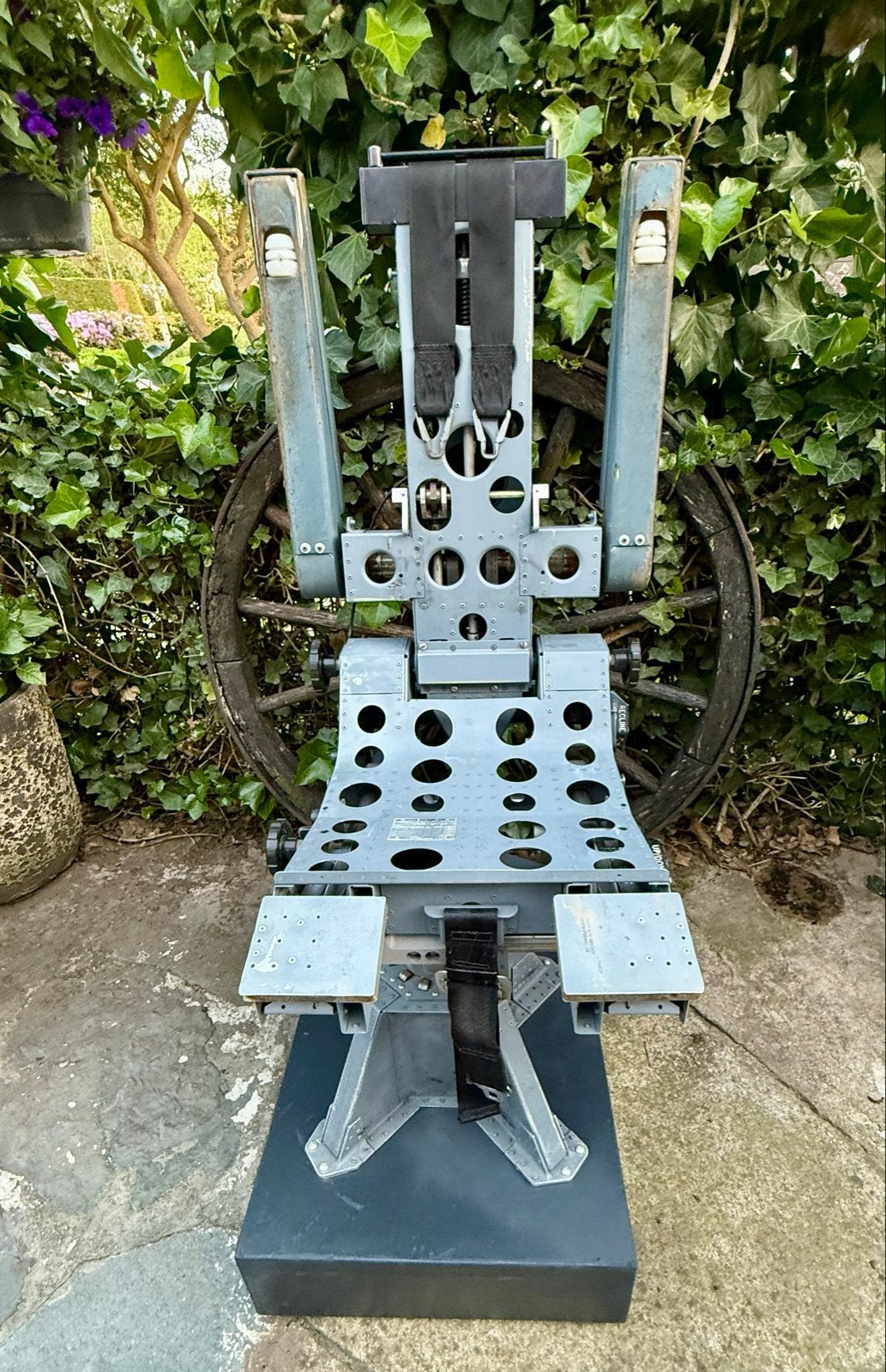 Unieke IPECO Europe LTD pilotenstoel - F100 vliegtuig, Ophalen