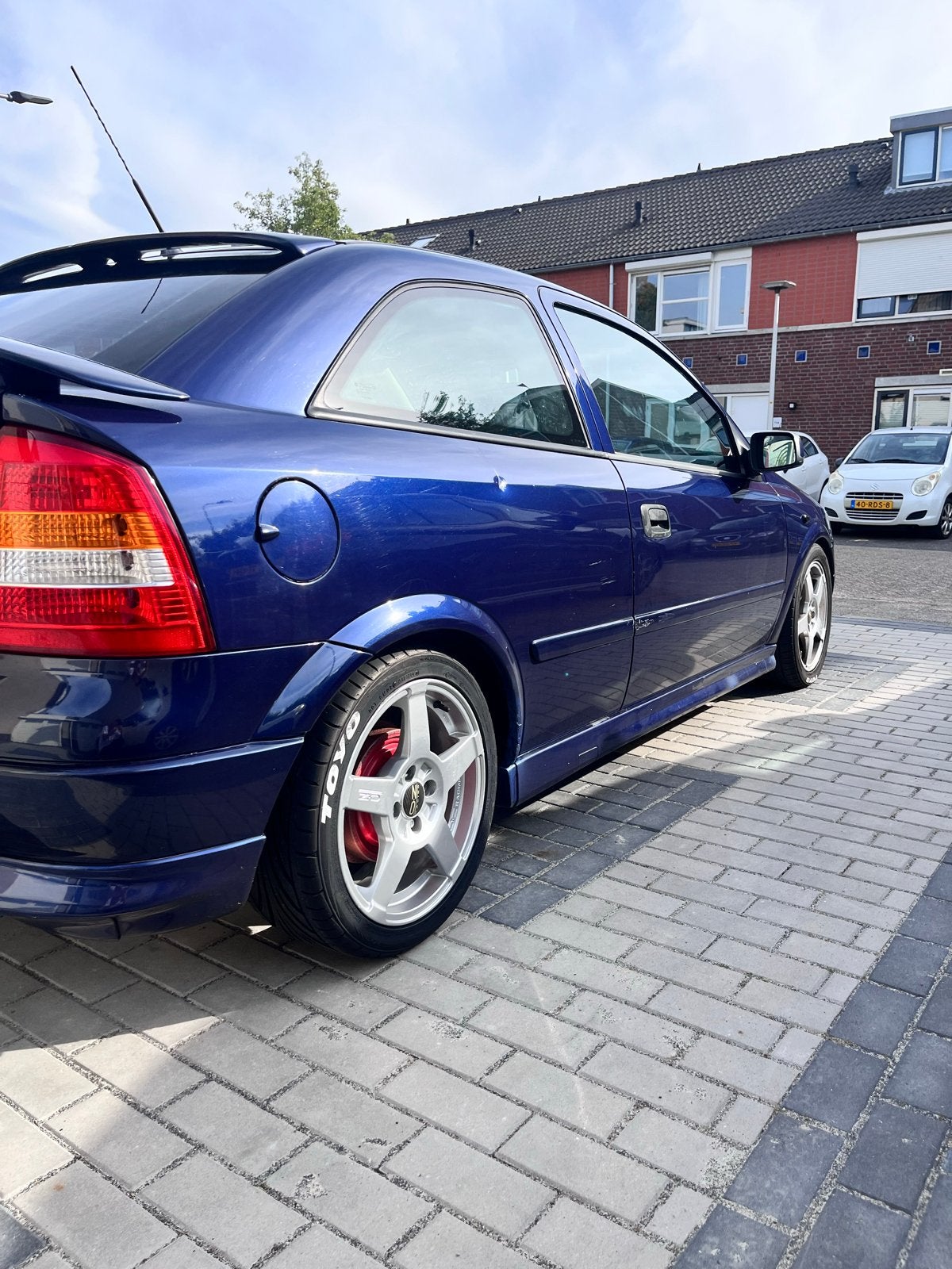 Opel Astra 1.6 I 16V 1999 Blauw, Voorwielaandrijving, Euro 5, Stof, 4 cilinders