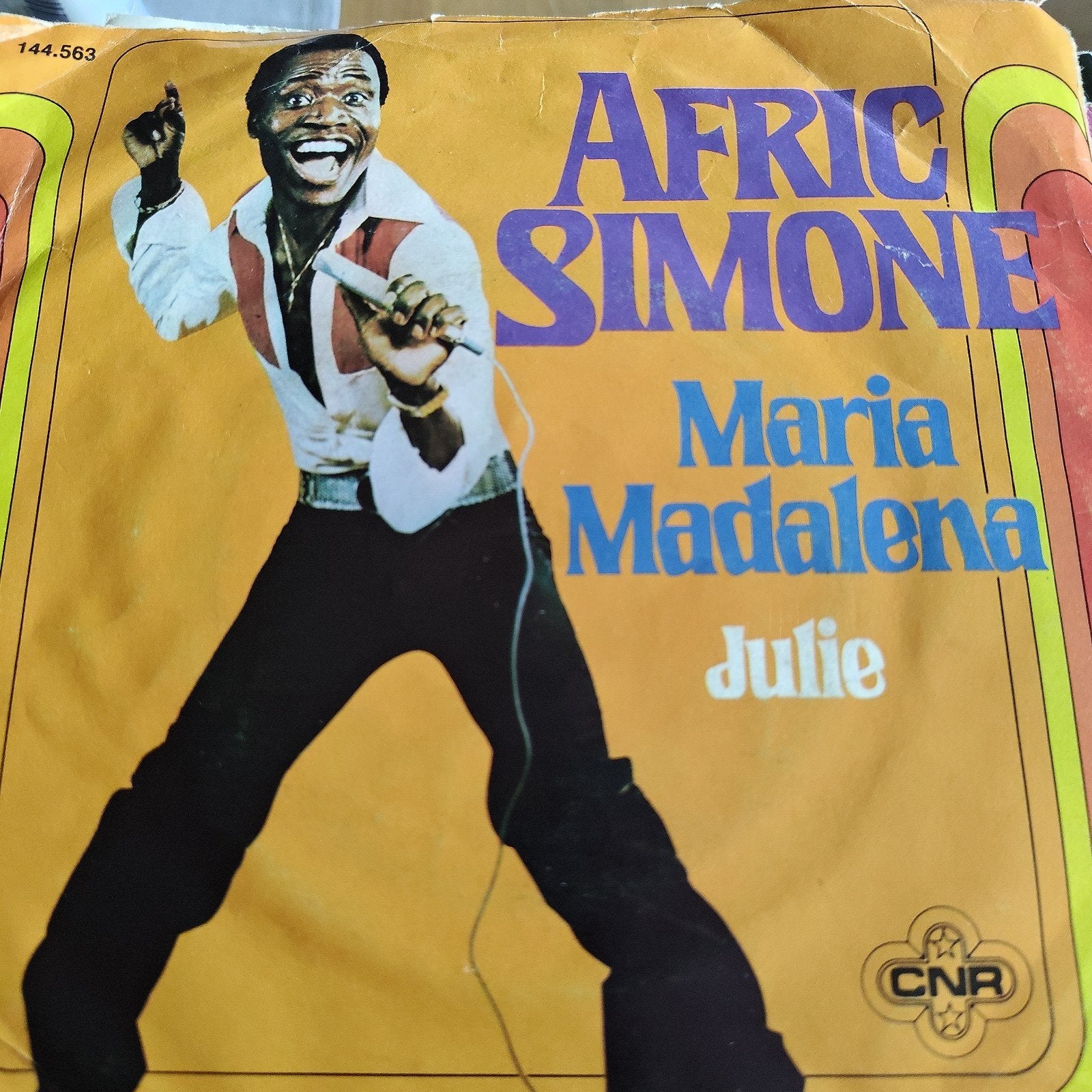 Afric Simone - Maria Madalena / Julie (Vinyl Single), Gebruikt, 7 inch, Ophalen of Verzenden, Pop