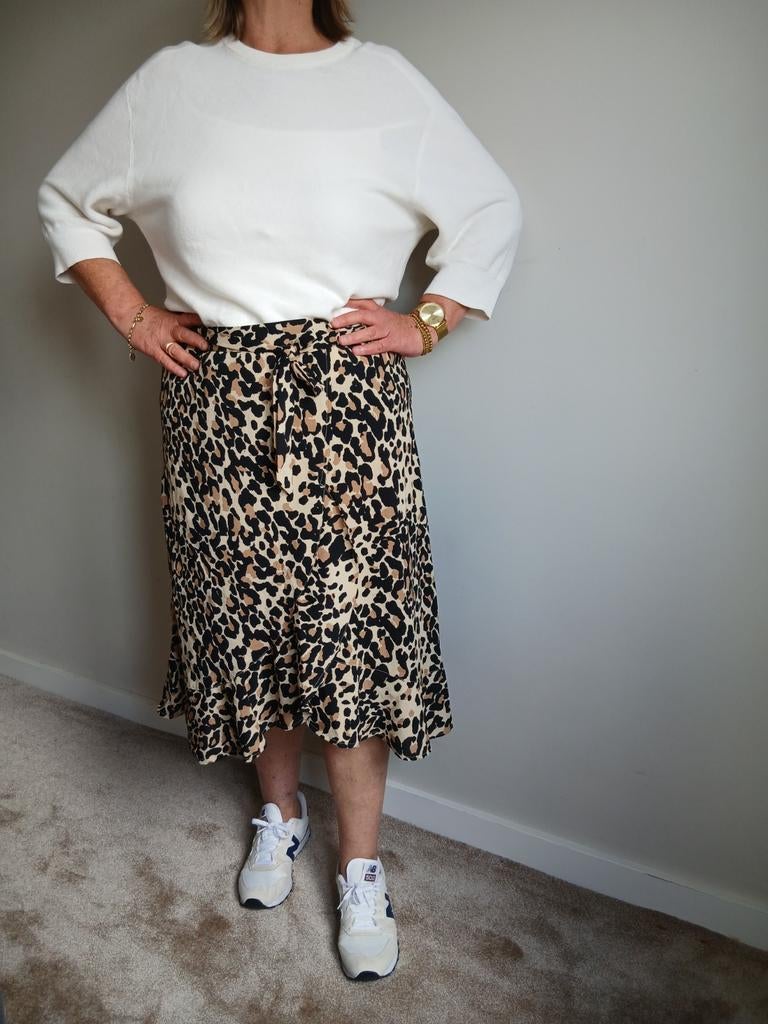Zo goed als nieuwe Satrday rok met luipaardprint, maat 48, Kleding | Dames, Rokken, Zo goed als nieuw, Maat 46/48 (XL) of groter