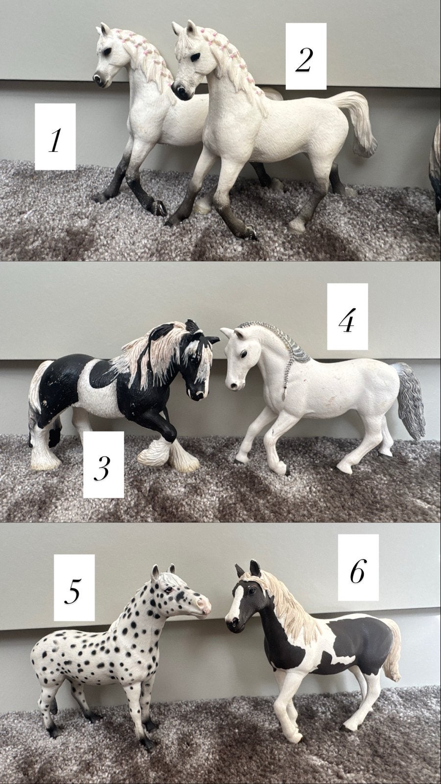 Schleich paarden - Diverse modellen per stuk, Ophalen of Verzenden, Gebruikt, Jongen of Meisje