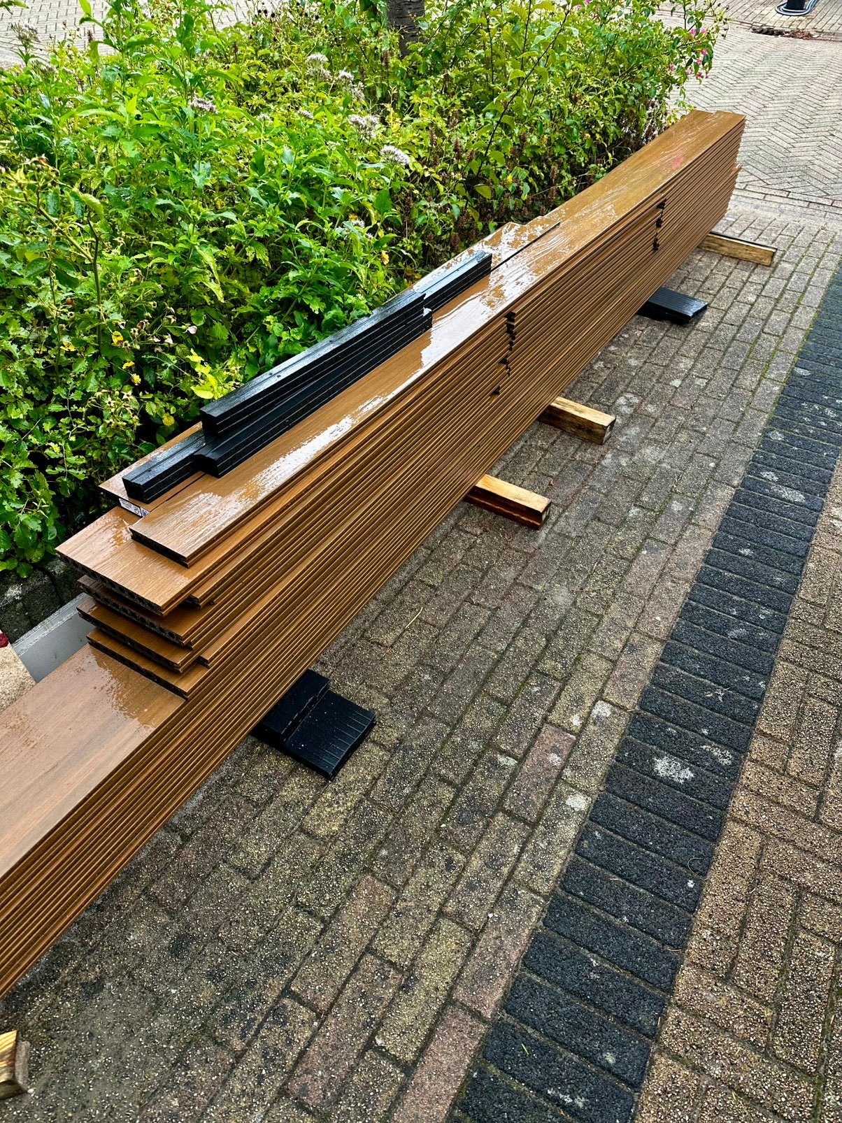 Composiet vlonderplank nieuw, Tuin en Terras, Ophalen, Nieuw, 250 cm of meer, Planken