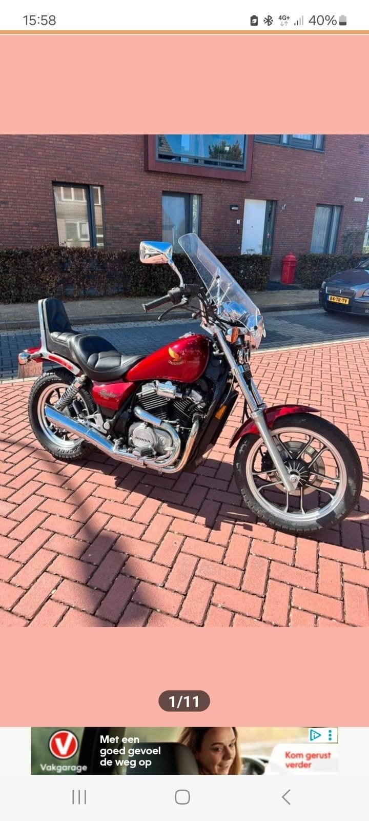 Honda 1 VT500C - Klassieke Chopper, Motoren, 2 cilinders, Gebruikt, Particulier, 11 kW of minder