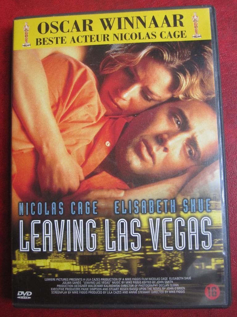 Leaving Las Vegas (1995), Cd's en Dvd's, Dvd's | Drama, Zo goed als nieuw, Drama, Vanaf 16 jaar, Ophalen of Verzenden