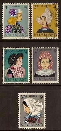 Nederland NVPH nr 747/51 gestempeld Kinderpostzegels 1960, Postzegels en Munten, Postzegels | Nederland, Ophalen of Verzenden