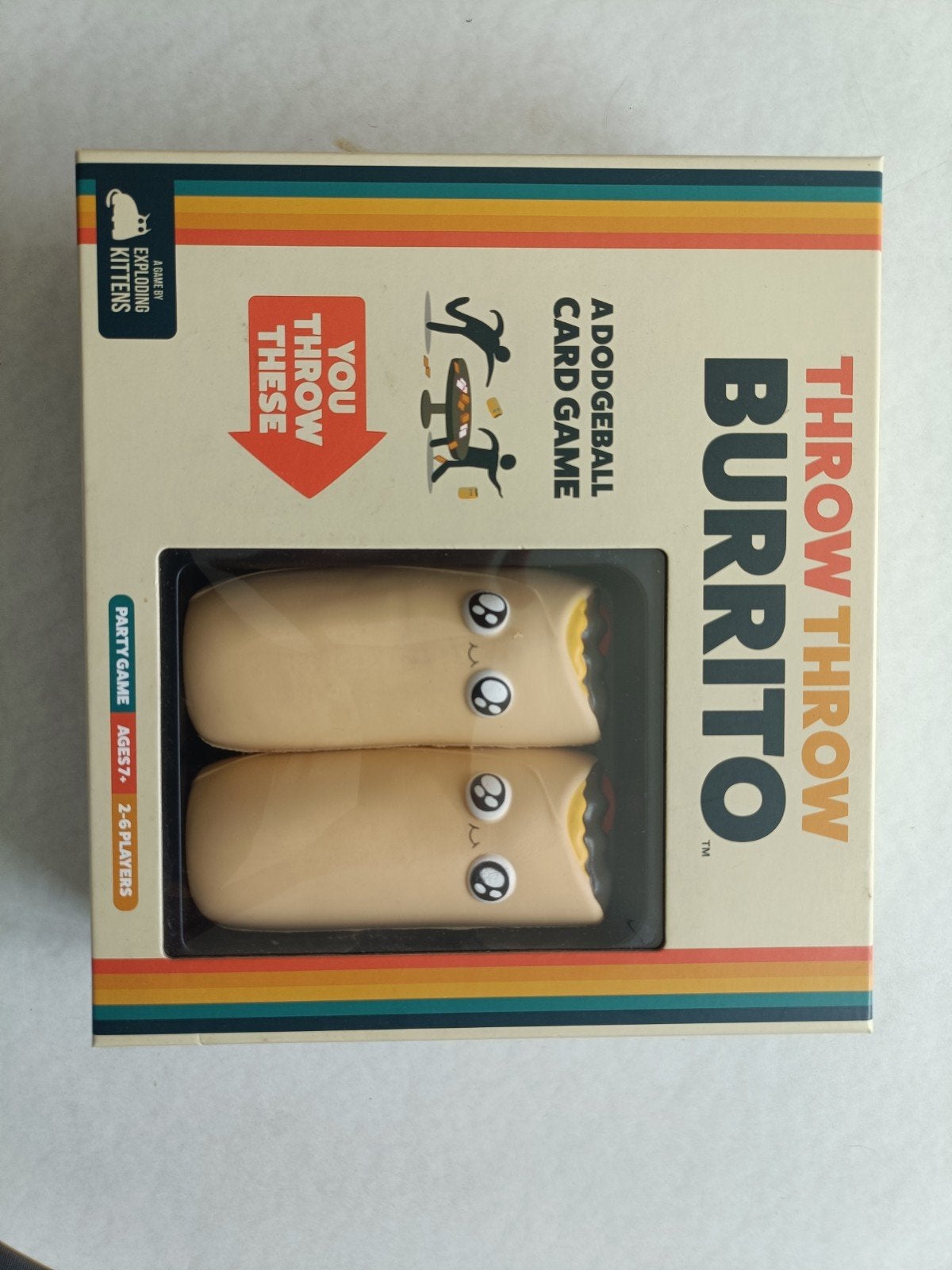 Throw Throw Burrito: Een Dodgeball Kaartspel, Ophalen, Zo goed als nieuw, Exploding Kittens