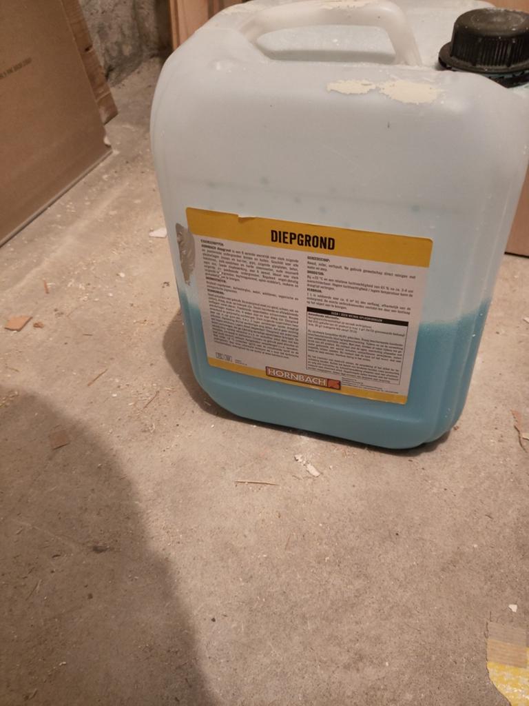 Diepgrond - restpartij nog circa 4 liter voor klein prijsje., Doe-het-zelf en Verbouw, Verf, Beits en Lak, Ophalen, Nieuw