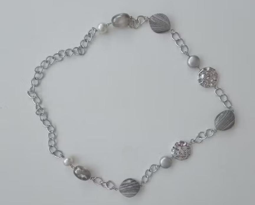 Schakelketting met kralen, Sieraden, Tassen en Uiterlijk, Oosterveldweg 15, 7274 DZ, Overige materialen, Gebruikt, Verzenden