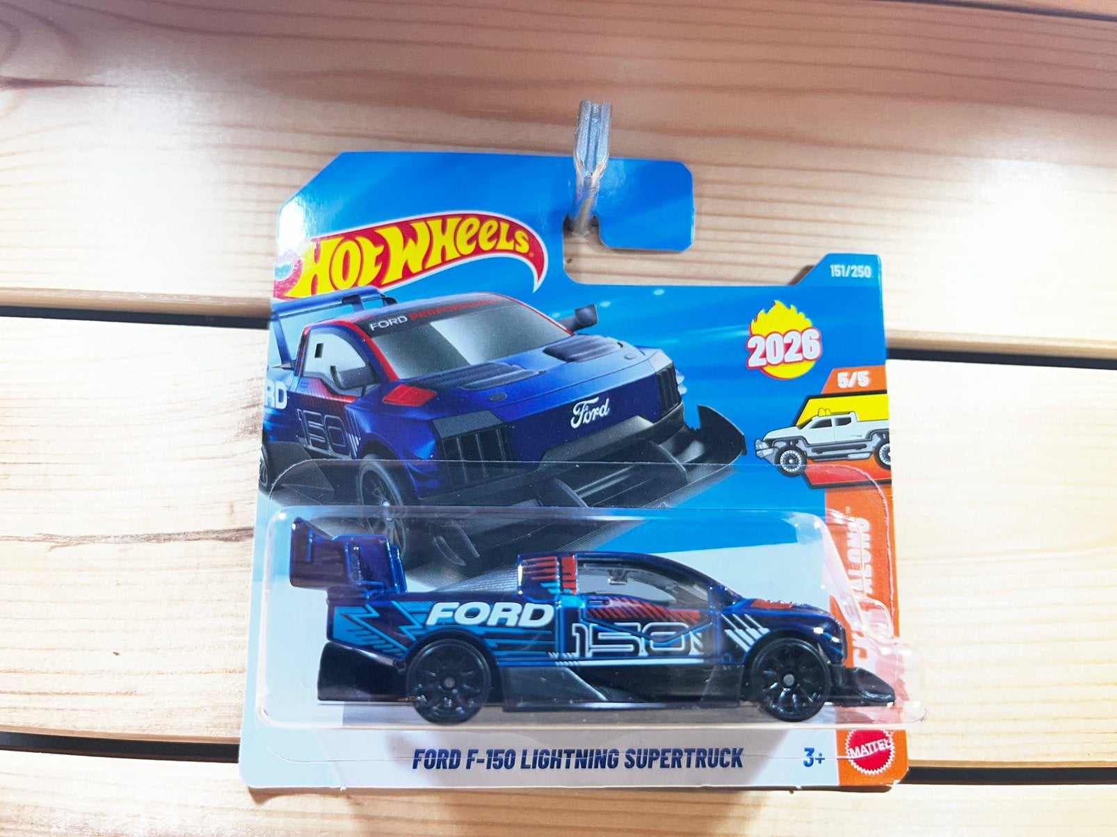 Ford F-150 Lightning Supertruck hotwheels, Ophalen of Verzenden, Nieuw, Auto