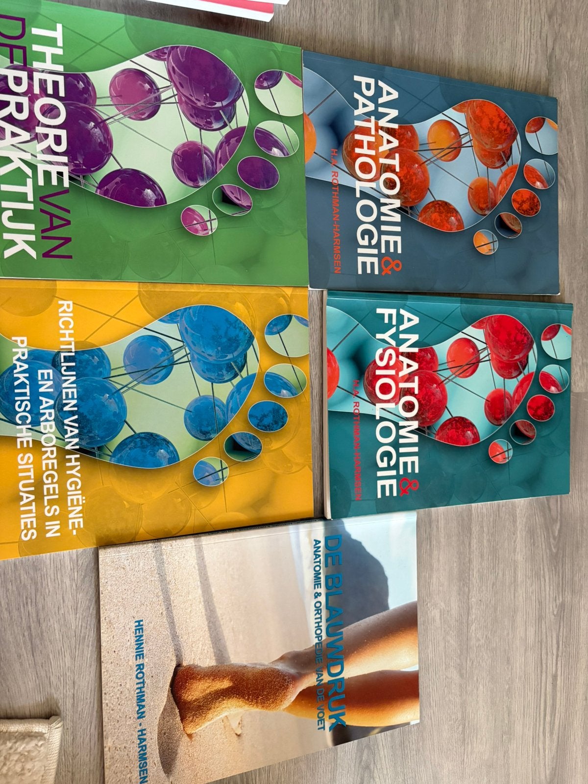Pedicure studie boeken, Boeken, Ophalen, Zo goed als nieuw, H.A. Rothman-Harmsen, Nederlands