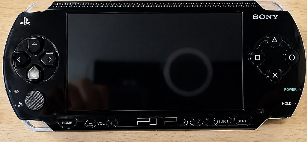 PSP 1004 met geheugenkaart  extra batterij, oplader, games, Ophalen, Zo goed als nieuw, Zwart, PSP