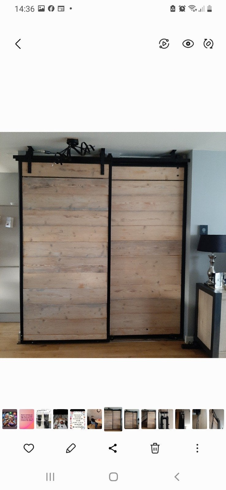 Staldeuren., 100 tot 120 cm, Gebruikt, 215 cm of meer, Binnendeur