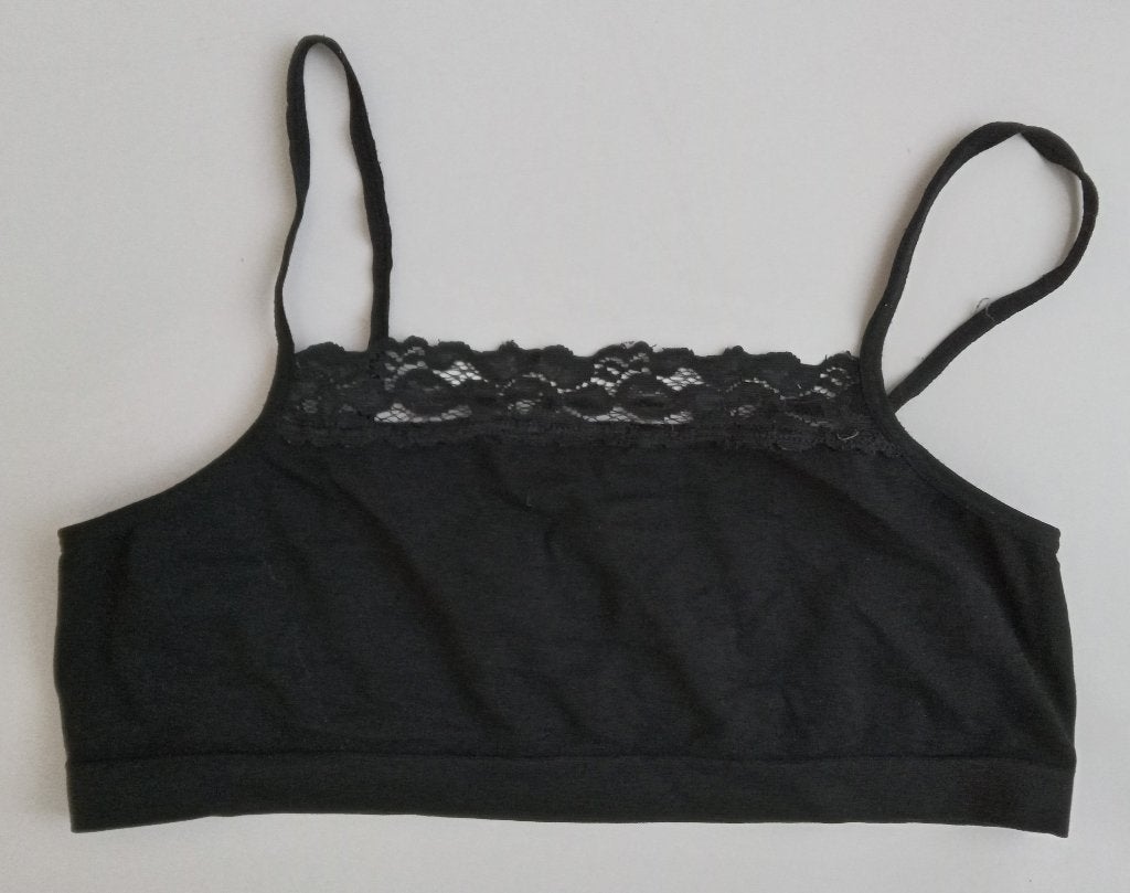 Zwarte stretch bh met kant, maat S, Oosterveldweg 15, 7274 DZ, Verzenden, Zwart, BH