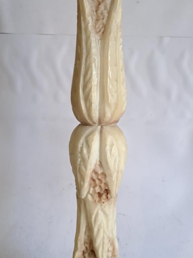 Vintage Marmeren Lampvoet - 40x15 cm, Antiek en Kunst, Ophalen of Verzenden