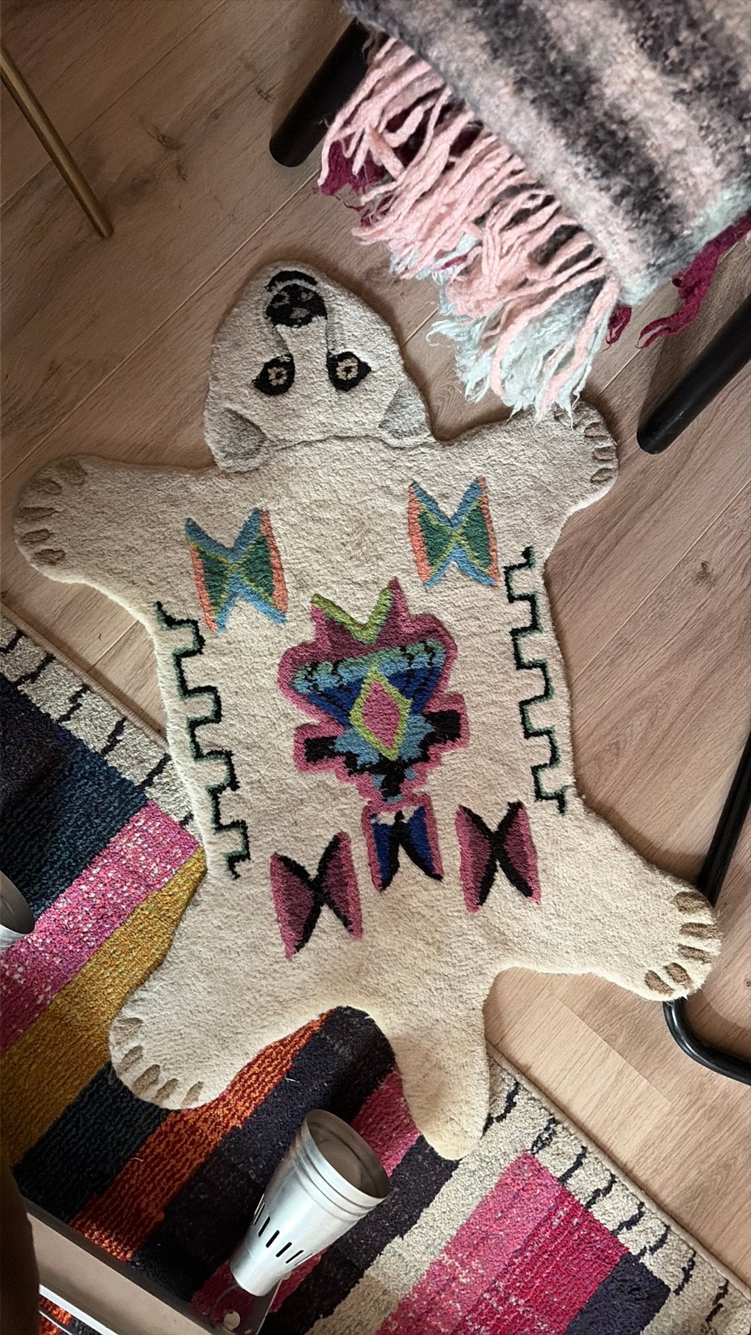 Vloerkleed Ijsbeer doing goods, Ophalen, Gebruikt, 50 tot 100 cm, 50 tot 100 cm