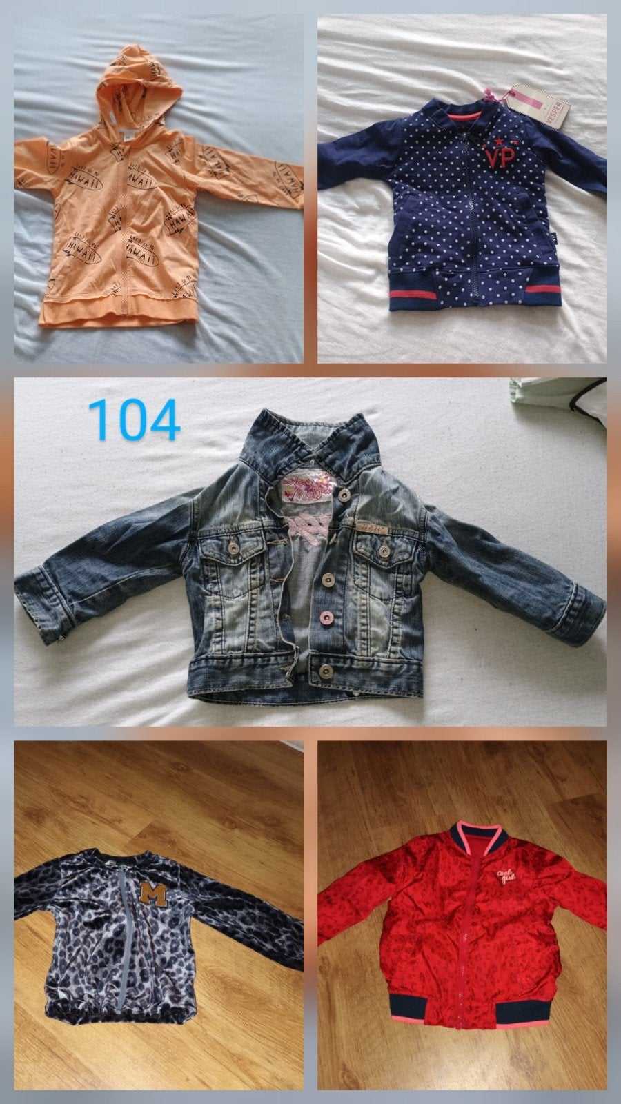 Jassen en vesten pakket maat 92/104, Gebruikt, Meisje, Setje, Diverse merken