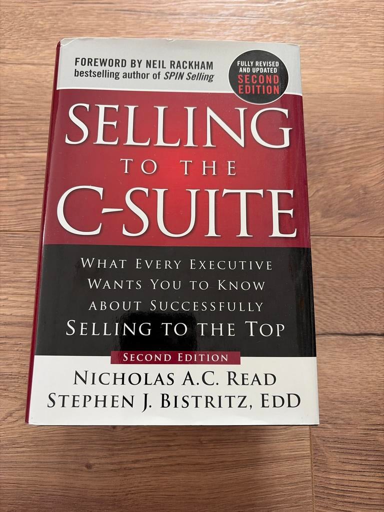 Selling to the C-Suite: Succesvol verkopen aan de top, Boeken, Ophalen of Verzenden, Gelezen, Management