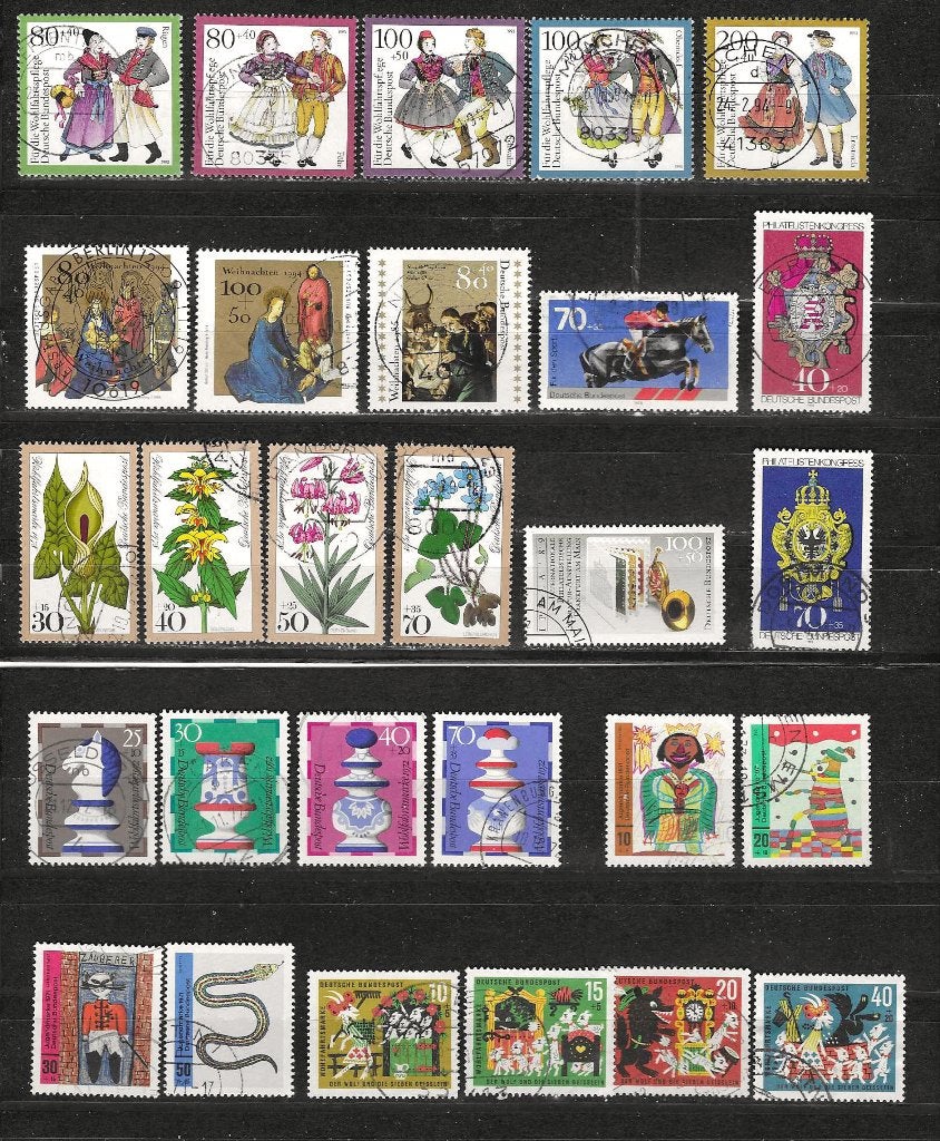 Toeslagzegels BRD-2, Postzegels en Munten, Postzegels | Volle albums en Verzamelingen, Ophalen of Verzenden, Buitenland