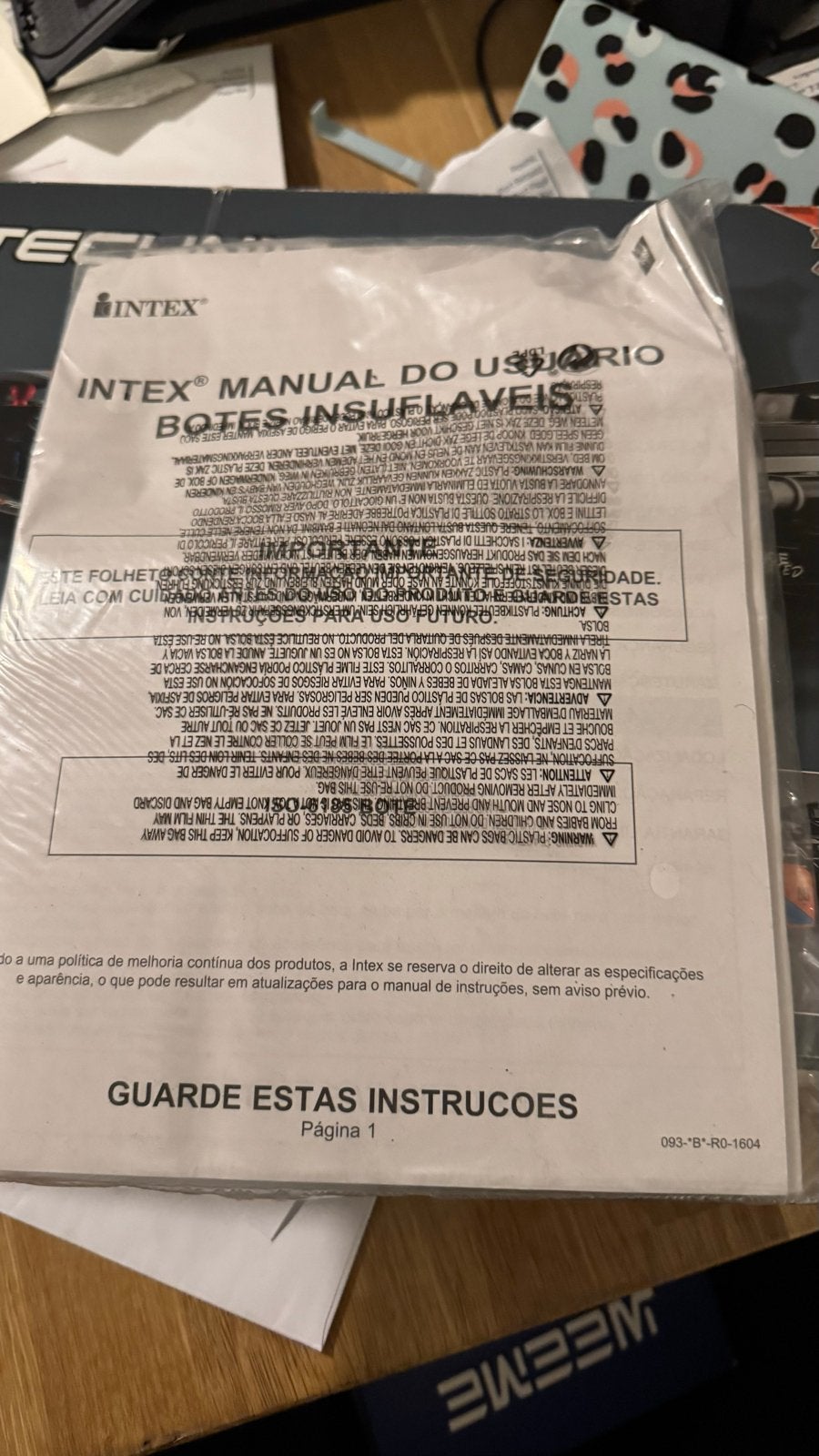 Intex Explorer 200, Ophalen, Nieuw