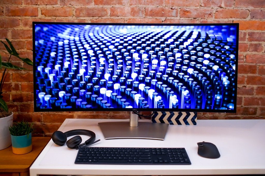 Dell UltraSharp U4025QW 40 inch Curved USB-C Monitor, Ophalen, Zo goed als nieuw, Dell, IPS