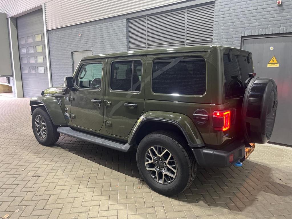 Jeep Wrangler Unlimited 4xe 380 Sahara | ACC | Leder | Camer, Auto's, Automaat, Stof, Euro 6, 4 cilinders