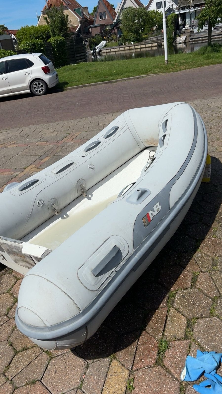 Ab rib 260cm, Watersport en Boten, Gebruikt, Overige brandstoffen, Ophalen of Verzenden, Buitenboordmotor