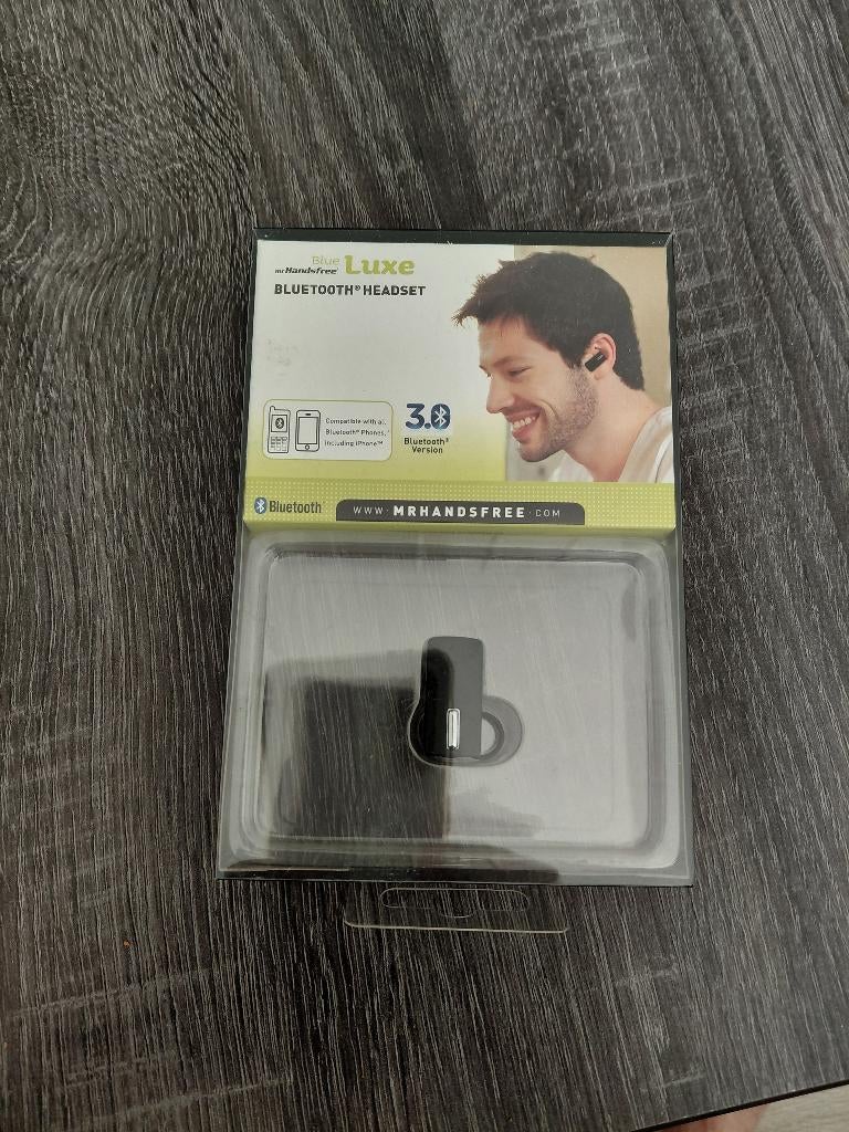 Mr. Handsfree Blue Luxe Bluetooth headset, Ophalen, Nieuw, Bluetooth