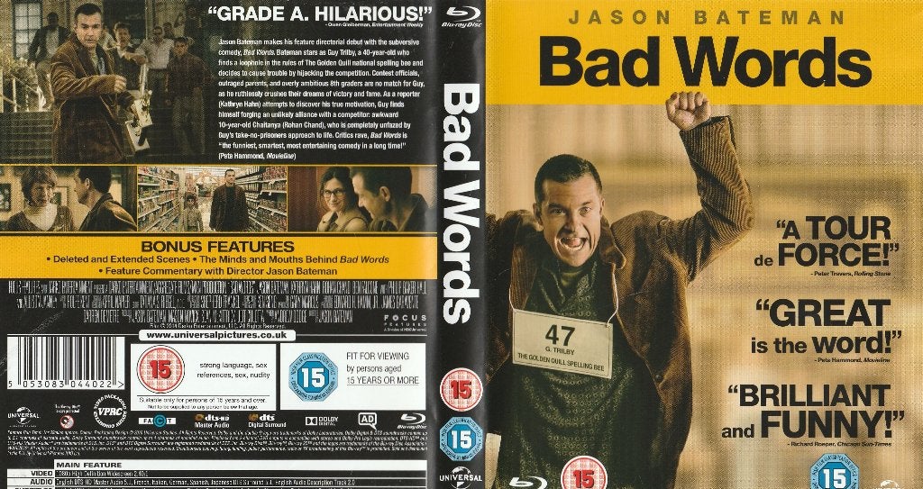 Bad words blu ray ( engels ), Engels, Vanaf 16 jaar, Film, Actie