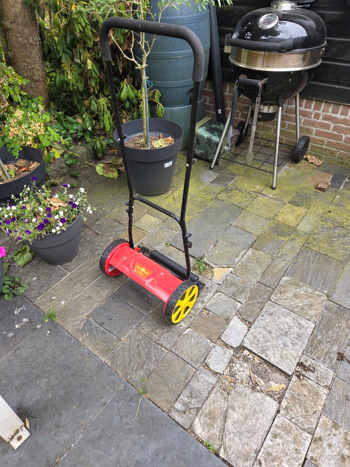 Handgrasmaaier Wolf Garten, Tuin en Terras, Ophalen, Handgrasmaaier, 30 t/m 39 cm, Kooimesmaaier