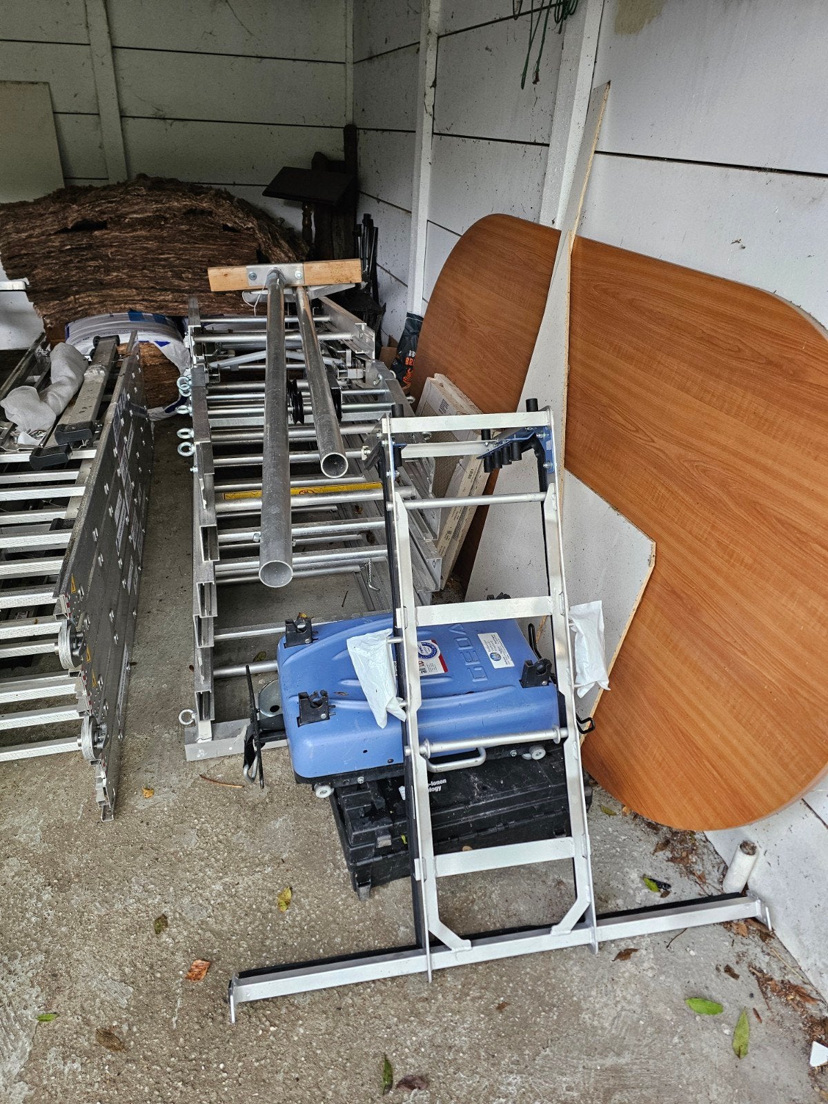 Bouwlift / pannenlift - Ideaal voor dakwerk, Doe-het-zelf en Verbouw, Ophalen, Zo goed als nieuw, Bouwlift