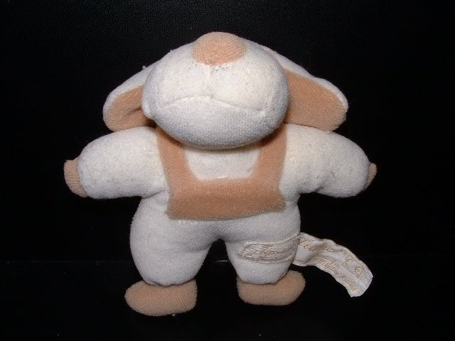 TIAMO HOND KLEIN VELOURS WIT/BEIGE MET BEIGE BINNENKANT, Verzenden, Nieuw, Overige typen