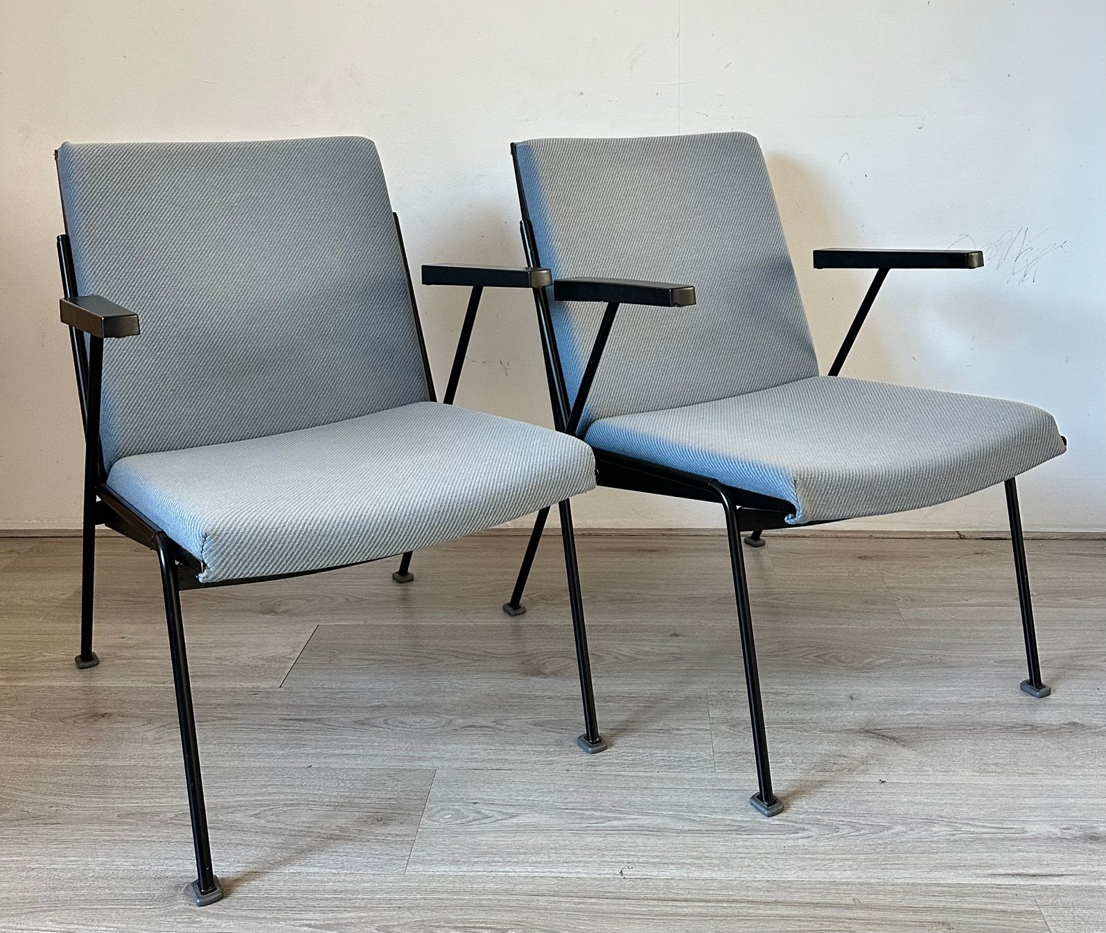 2x Wim Rietveld Oase design fauteuils, Ophalen, Gebruikt, 75 tot 100 cm, 50 tot 75 cm